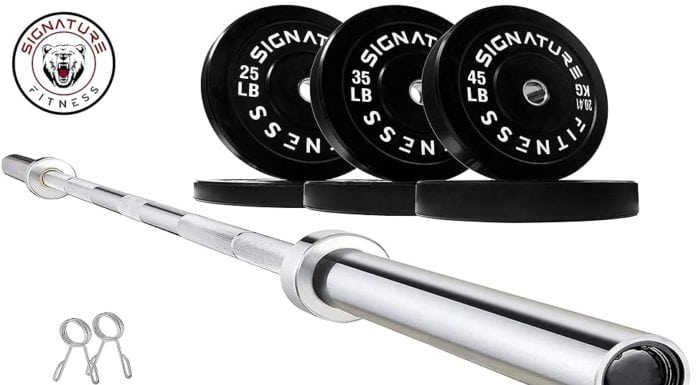 Signature Fitness Barbell Set Review