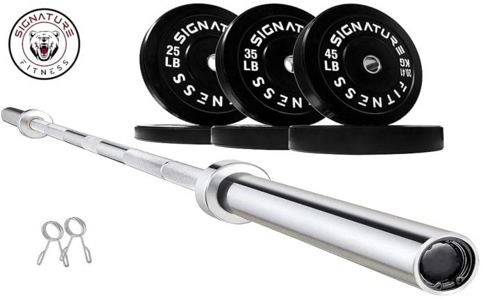 Signature Fitness Barbell Set Review